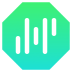 Socratic app logo with green hexagon and white bars.